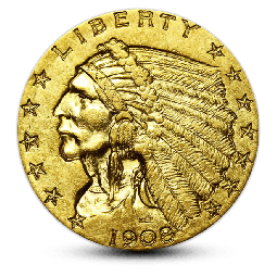 $2.50 Indian Head Gold Quarter Eagle - XF - Random Year
