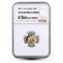 2017-W $5 Gold American Eagle Proof NGC PF69