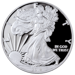 2018 $1 Silver American Eagle Proof - BU